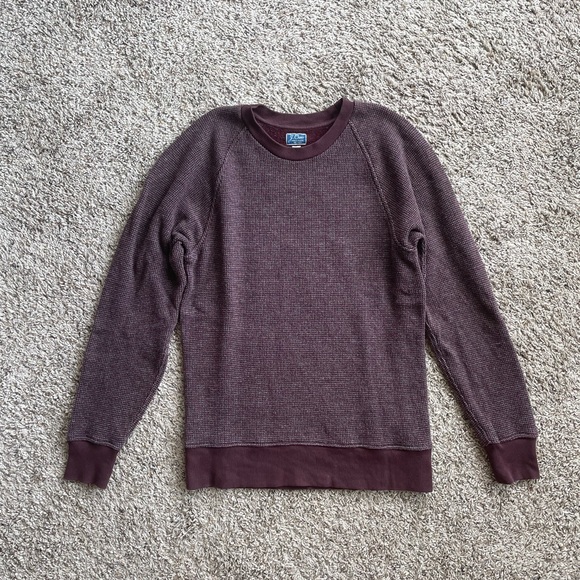 J Crew Cotton Pique-Stitch Crewneck Sweater - Picture 2 of 7